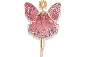 JJiaoLinin Broche Papillon Coloré Strass Decollete Sécurité Accessoires Manteau Femmes Filles