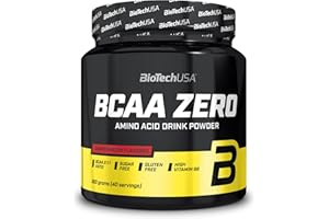 BioTechUSA BCAA Zero | Acides aminés essentiels en poudre | 6g BCAA avec L-Leucine instantanée | Vegan | Sans sucre, sans lactose, sans gluten, 360 g, Pastèque