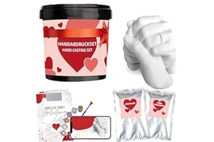 PULPO CARTUCHO Alginato para molde de manos - Yeso para manualidades de escultura manos, Regalo San Valentin, Regalo pareja manos, Escayola manualidades, Regalo dia del padre