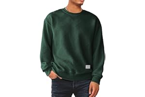 JMIERR Sweatshirt Herren Rundhals Langarm 2025 Winter Pullover für Männer Sweatshirts Loose Fit S-3XL