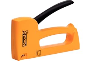 Rapid R13 Graffatrice Manuale per Graffette n. 13, Dotata di Impugnatura Ergonomica e Parti Interne in Acciaio, Adatta a Lavorare con Tessuti e Tappezzeria