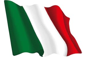 Artimagen Bandiera Adesiva sventolante Italia 80x60 mm.