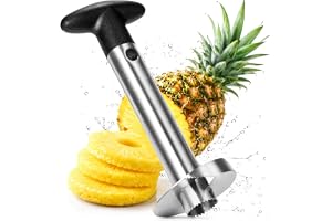 COM-FOUR® ananasskärare 3 i 1, ananasskalare av rostfritt stål