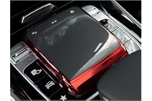 SHIFENG Coque de protection en polyuréthane thermoplastique souple pour pavé tactile de console centrale de voiture (rouge)