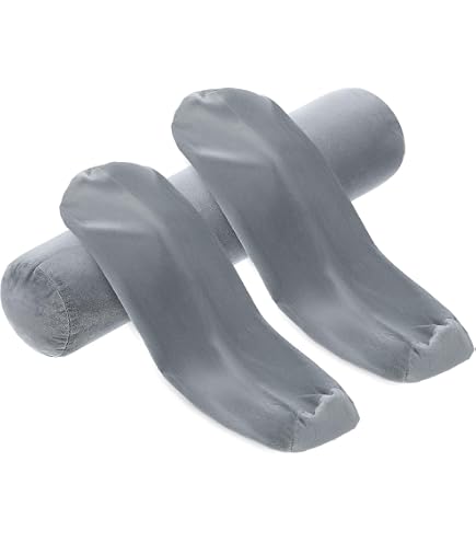 Nackenkissen-Bezüge 2er Pack – 43,2 X 10,2 Cm, Aus Weichem Flanell, Mit Reißverschluss, Waschbar