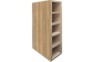 highdecora Wine Rack Cabinet Base or Wall Unit Made with 18mm MFC for Kitchen, Leaving room, Hotel, Restaurant (Halifax Oak)