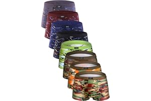 YOULEHE Boxershorts Herren Multipack Männer Unterwäsche Bambusfaser Unterhosen Men Retroshorts Boxer