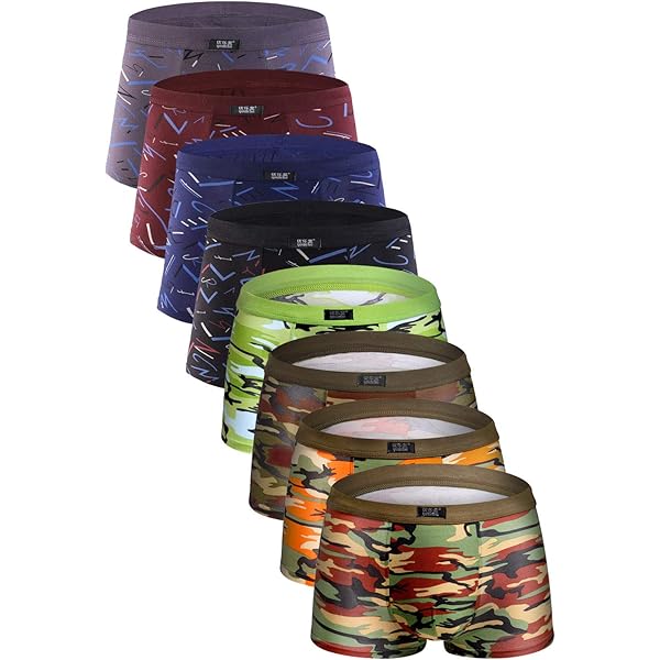 Separatec Heren Boxershorts Ondergoed Ademend Katoen Gescheiden Zakje