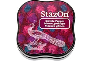 Tsukineko Stazon Midi Pad, Gótico, Color Morado