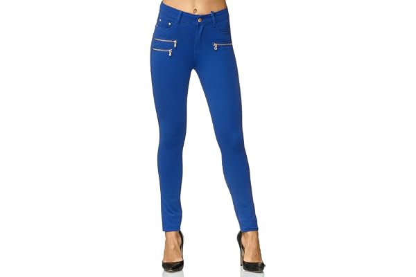 Elara Ladies Stretch Trousers Skinny Fit Jegging Chunkyrayan