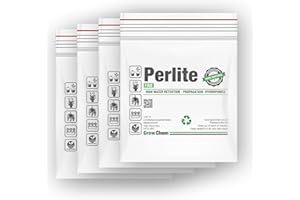 GROW CHEM Perlite For Plants, 20L Fine Grade (1-3 MM), Premium Quality, Hydroponic, Propagation, Ideal for Indoor & Outdoor Growing Seeds & Plants, High Water Retention