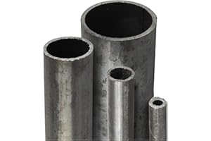 TJ Stahlrohr aus S235 Ø101,6x3,2mm - Länge 500 mm / ST37 DIN EN10219 Blank Rundrohr, Metallrohr, Eisenrohr