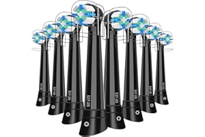 CALLYSONIC Recambio Cepillos Compatible con Oral B IO Cepillos Eléctrico, Cabezales Compatible con Oral B IO 2/3/4/5/6/7/8/9/10 (8 Negro)