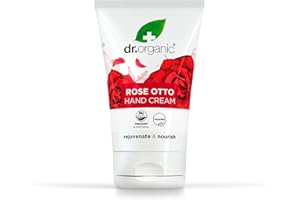 DR.ORGANIC Dr. Organic Crème Mains/Ongles à la Rose Bio 125 ml