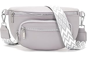 Sasrymnl kleine bauchtasche damen beige umhängetasche damen klein gürteltasche Veganes Leder handtasche crossbody bag