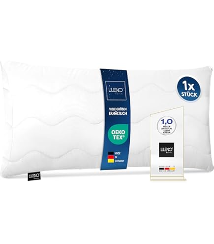 LILENO HOME 2er Set Kissenfüllung 40 x 40 cm - 95°C waschbares