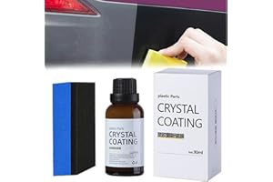 CHENRI Remise en état de la cristallisation des voitures, Restaurateur en plastique et garnitures, Rénovateur plastique, Renove et Protège, entretien du plastique pour Voiture Intérieur et Extérieur (1Set)