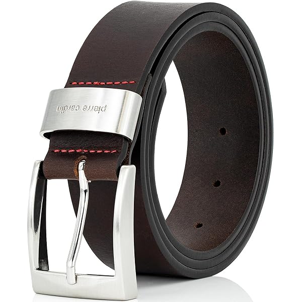 Men's Reversible Leather Dress Belt | Black To Brown Twist Buckle | 1.3 Inch Wide With Gift Box - View #6