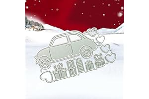 Luvadeyo Auto Model Schablone Stanzschablonen，Metall Stanzschablonen，Stanzschablone Schneidwerkzeuge Für Scrapbooking, Fotopapier, Karten, Handwerk Prägen DIY Herstellung Geburtstag Geschenk