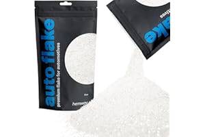 Hemway cristalina del diamante del brillo de pintura blanca Aditivo FINA 1/64" de 0,4 mm para emulsión pinturas al agua - Interior y exterior pared, techo - 100 g / 3,5 oz