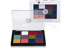 Narrative Cosmetics 12 Color Primary FX Quick Drying Cream Makeup Palette for Special Effects - Waterproof SFX Makeup for Professional Makeup Artists