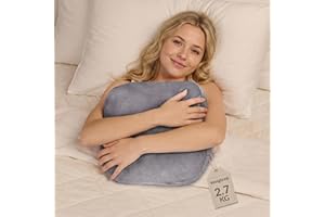 ODOXIA Cuscino Ponderato Per Il Corpo 2.7 Kg | 30 * 30 CM | Dormi Meglio & Ritrova La Calma | Weighted Body Pillow Relax | Cuscini Ponderati Per Adulti | Rivestimento Morbido, Lavabile