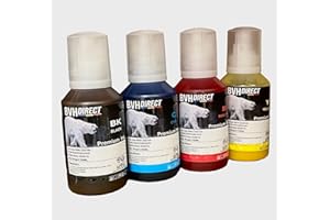 BVH DIRECT 102 104 Sublimation Ink, Autofill Compatible with epson replacement for EcoTank ET-1810 ET-2710 ET‑2711 ET-2712 ET-2714 ET-2715 ET-2811 ET-2812 ET-2720 ET-2721 ET-2726 ET-2810 Printer Heat Transfer