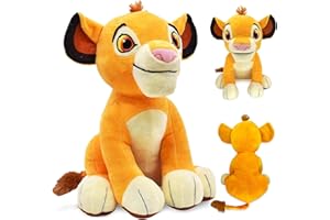 YISKY León Muñeca de Peluche, Juguete Peluche de Dibujos León, Juguete Peluche de Rey León, Rey León Figura de Peluche, Rey León Muñeca para niños, Peluche Simba, Regalos para Niños y Niñas