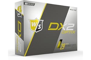 Wilson Staff Bolas de Golf Pack de 12, Principiantes, Compresión 29, Dx2 Soft, Hombre