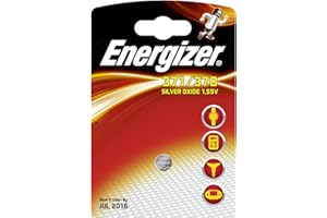 Energizer Piles pour Montre en Oxyde d'Argent 371/370 1,55 V