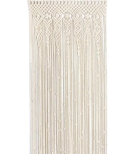 Tenda da parete 110x200 cm - Tenda da porta bohémien in cotone tessuto a mano - Decorazione d'interni chic per soggiorno/camera da letto/matrimonio | Leroy Merlin