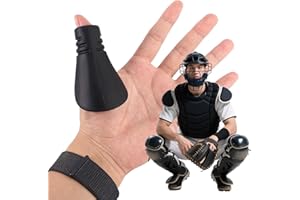 Lyreh Catcher's Thumb Guard for Baseball & Softball, Silicone Baseball Thumb Protector Catcher Training Gear Left/Right Hand Compatible for Reducing Palm Hand Injury