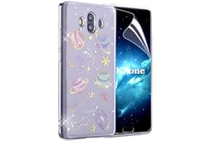 OKZone Funda Huawei Mate 10, [Serie Cielo Estrellado] Cárcasa Brilla Glitter Brillante TPU Silicona Teléfono Smartphone Funda Móvil Case [Protección a Pantalla y Cámara] para Huawei Mate 10