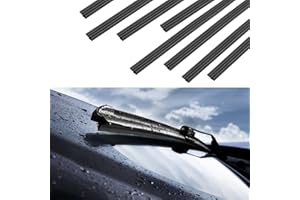 YIJIUBA 8 Stk 80cm Scheibenwischer Gummi, Universal Auto Wischergummi Scheibenwischer, Ersatz Gummi Scheibenwischer, Einstellbar Scheibenwischer kompatibel mit alle scheibenwischer schneider