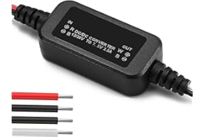 Xdingjiala DC 12V/24V to 7.5V Buck Converter Module DC 10-30V to 7.5V 3A 22.5W Power Transformer Step-down Converter for Car, Auto, Vehicle, Motor and LED etc