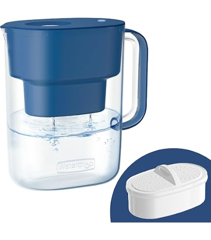 Jata Hogar Caraffa Filtrante HJAR1001 – 2,5L Con 6 Cartucce Ioniche – Riduce Calcare, Cloro E Rame - 2