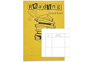Rhino Libro de registro de lectura A5, 40 páginas/1 paquete, diario de lectura y diario, suministros de papelería escolar
