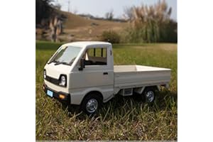 ARRIS D12 RC Pickup Truck 1/10 Scale Racing Drift Cars RC Vehicle Climbing Car for Kids Adults, Throttle & Steering Control Cargo Truck Van Toy with Led Lights