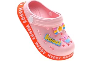 AYUEBO Zuecos para Niños Zuecos Unisex Niños Sandalias de Playa Respirable Antideslizante Piscina Jardín Zapatos Sandalias Ligeras Abierta de Verano Chanclas