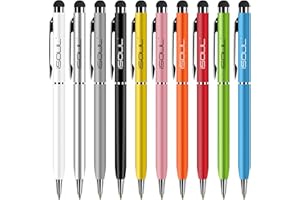 iSOUL Rysik Dotykowy 10 Sztuk Do Ekranów Apple iPad, iPhone, Samsung Galaxy, Oneplus, Pixel, Telefonów Komórkowych i Tabletów - Tęczowy