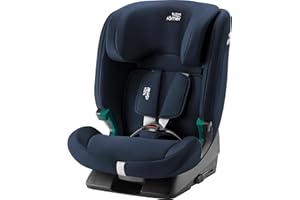 BRITAX RÖMER Siège Auto EVOLVAFIX, avec ISOFIX, enfant de 76 a 150 cm (i-Size), de 15 mois a 12 ans, Night Blue