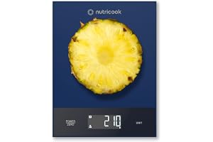 Nutricook Food Scale, 11lb Digital Kitchen Scale, Weight in Grams and Ounces (1g Precise) for Baking, Cooking, Nutrition and Meal Prep, Tare Function
