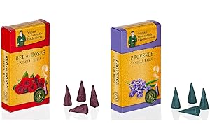 CROTTENDORFER RÄUCHERKERZEN Crottendorfer Sensual Magic kadzidełka - rozmiar: M - 40 sztuk - zapach: Provence + Bed of Roses - Made in Germany