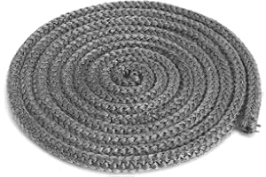 HXC Stove Rope 10mm x 3m Long Log Burner Rope Seal Fire Rope for Wood Burning Stove Chimney Fireplaces Oven Door