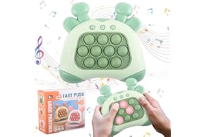 Jeu Fidget Électronique, ZoneYan Pop It Fidget Toy, Jeu Pop Portable, Jeu Puzzle Pop-It, Pop It Jeux, Popping-Jeux , Machine Jeu Puzzle-Pop, Electronic Whack Mole Game (LS)