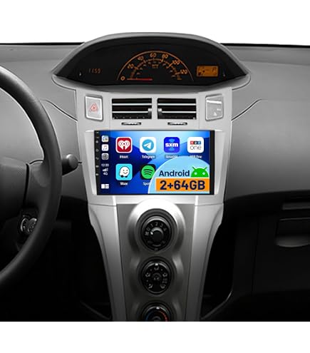 Sound-way Kit Montaggio Autoradio 2 DIN Per Toyota Yaris/Vitz/Platz 2005-2010 – Mascherina E Staffe - 5