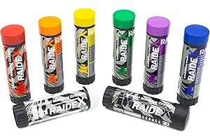 Landkaufhaus Mayer Viehzeichenstift-Set in 8 brillianten Farben sortiert mit Drehschieber für präzise Bemalung und Makierung - auch im Fasching