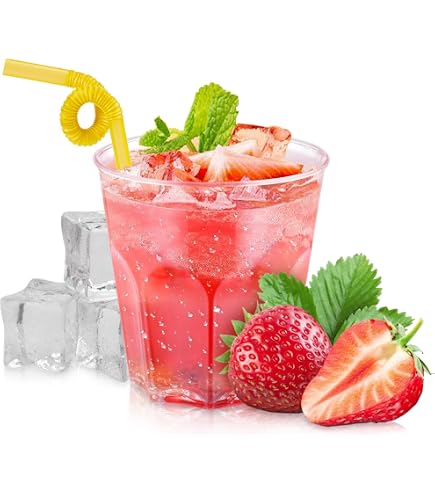 12 Stück Martini-Gläser Aus Kunststoff – Unzerbrechlich, 295 Ml, Transparent, Für Cocktails & Desserts