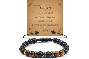 CheersLife Regalo De Pulsera Para Papá/Abuelo, Pulsera Para Papá/Abuelo, Regalo Para El Día Del Padre Para Papá/Abuelo, Regalo De Cumpleaños De Navidad Para Papá Y Abuelo