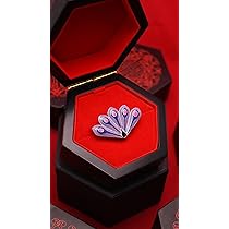 Broche Miraculous Paon Mayura - Officielle ZAG STORE 5x2,5cm - Épingle